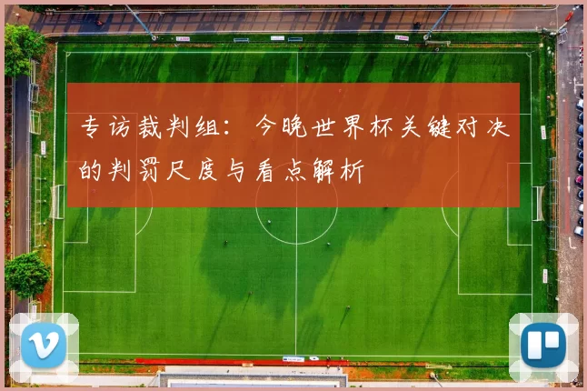 专访裁判组：今晚世界杯关键对决的判罚尺度与看点解析