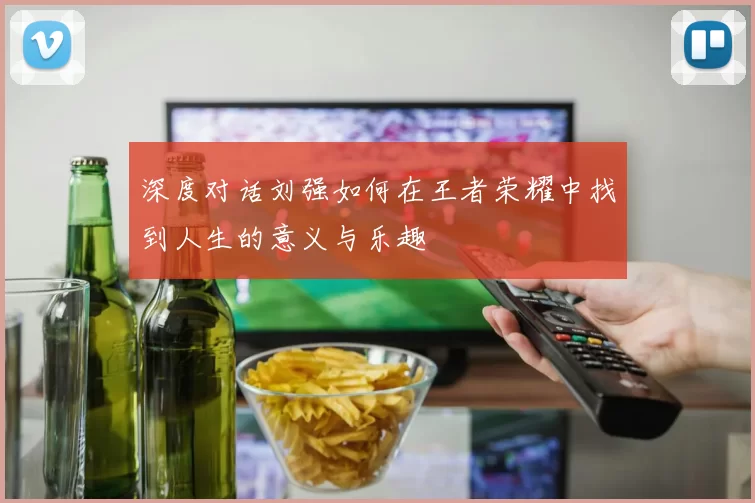 深度对话刘强如何在王者荣耀中找到人生的意义与乐趣