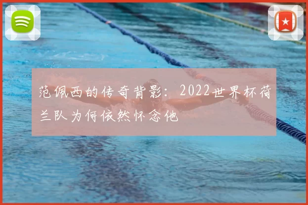 范佩西的传奇背影：2022世界杯荷兰队为何依然怀念他